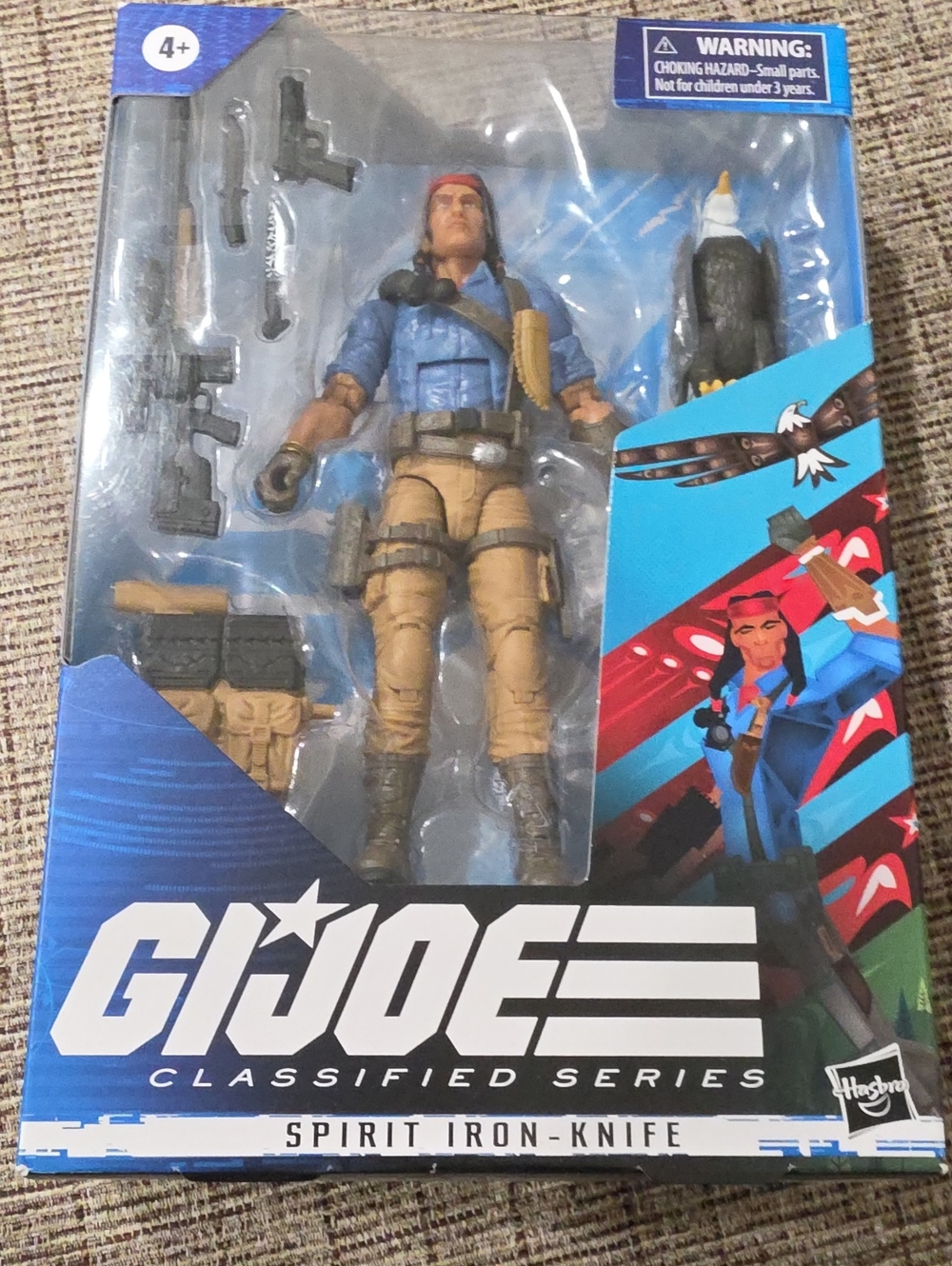 Hasbro G.I. Joe Spirit Iron-Knife Action Figure - Blue & Tan